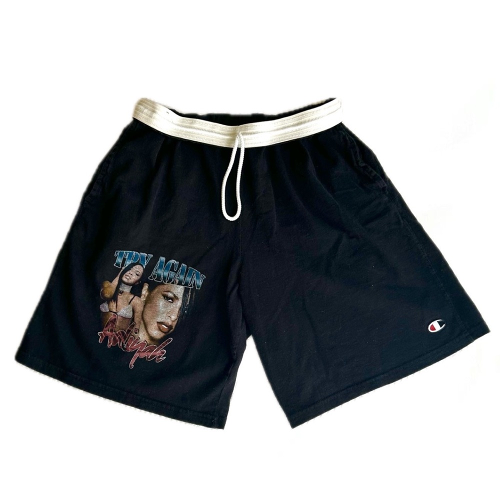 Vintage 90s Aaliyah graphic champion shorts